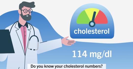 "Do you know your cholesterol numbers?"